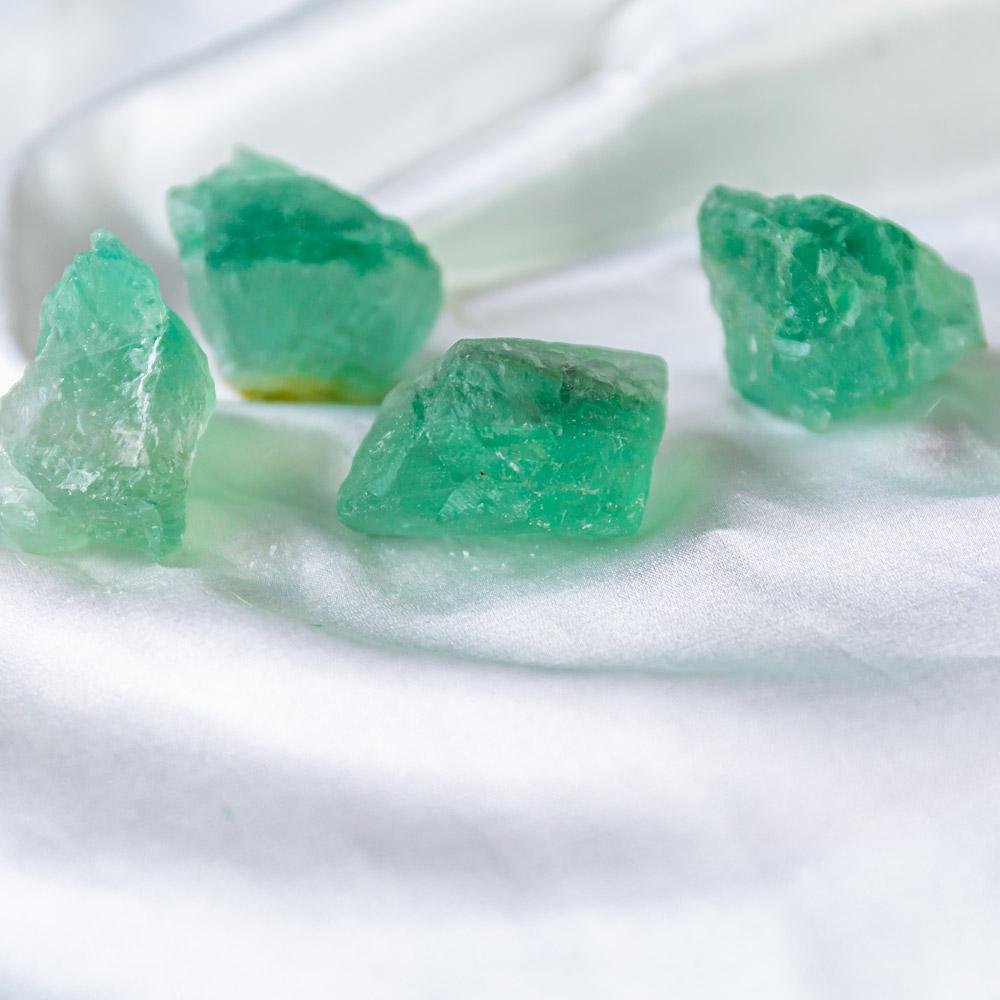 Reikistal Green Fluorite Raw Stone