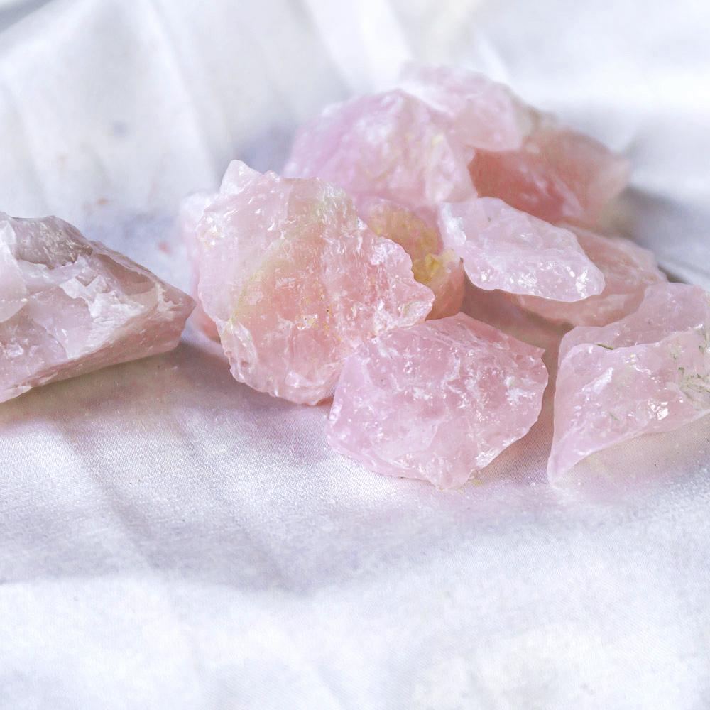 Reikistal Rose Quartz Raw Stone