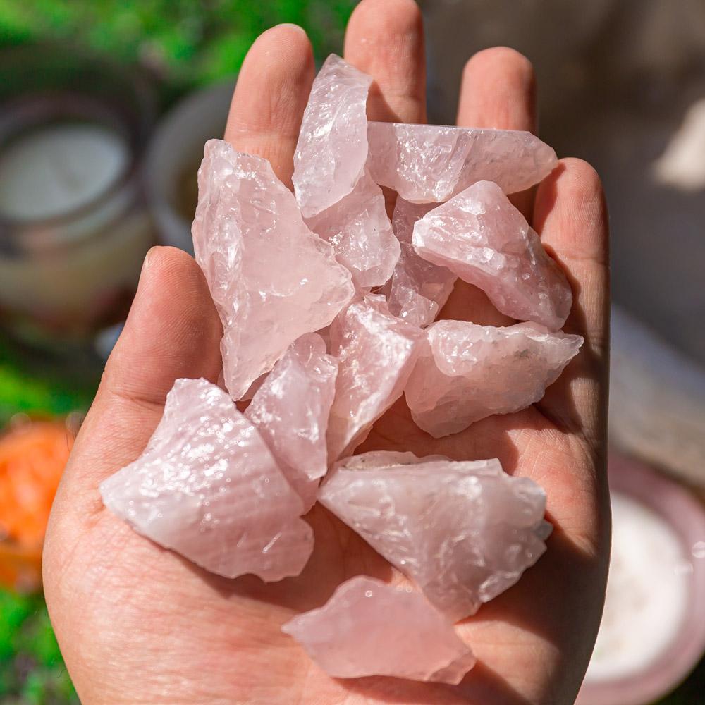 Reikistal Rose Quartz Raw Stone