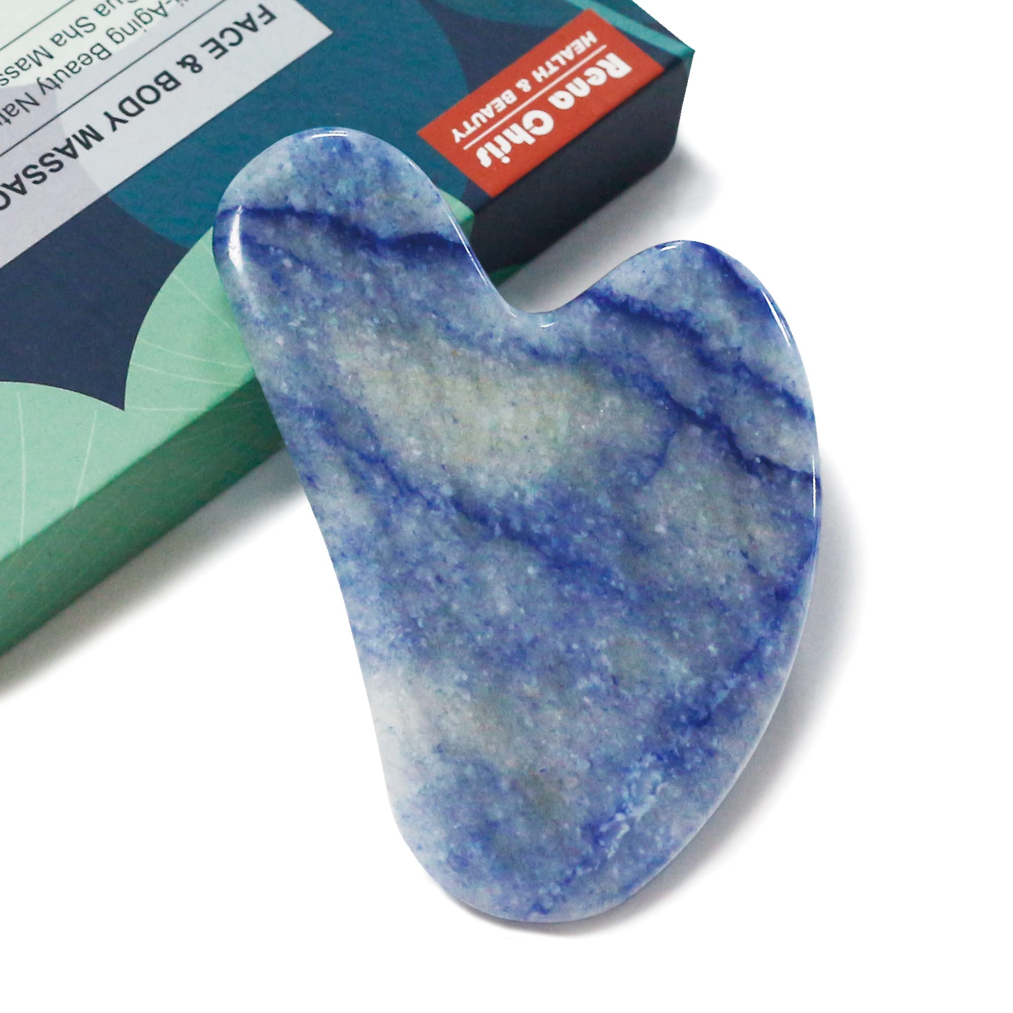 Reikistal Blue Aventurinee-Gua Sha Face Massager