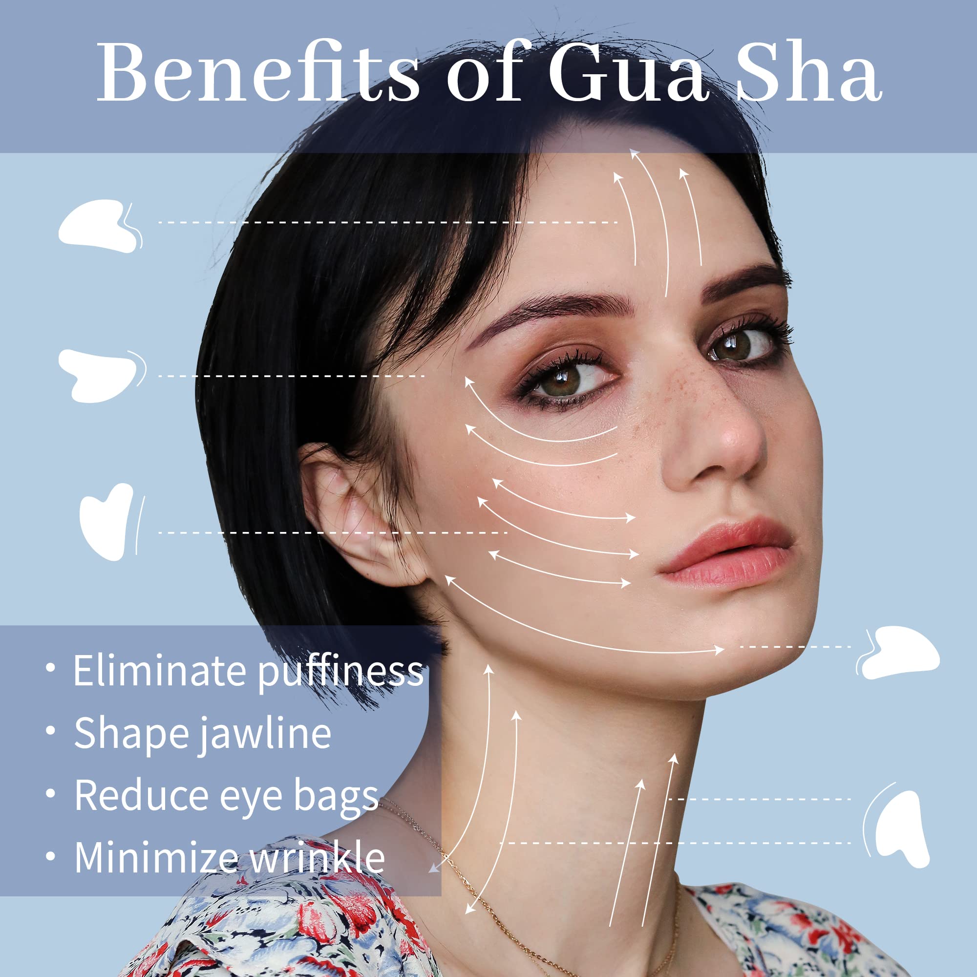 Reikistal Blue Aventurinee-Gua Sha Face Massager