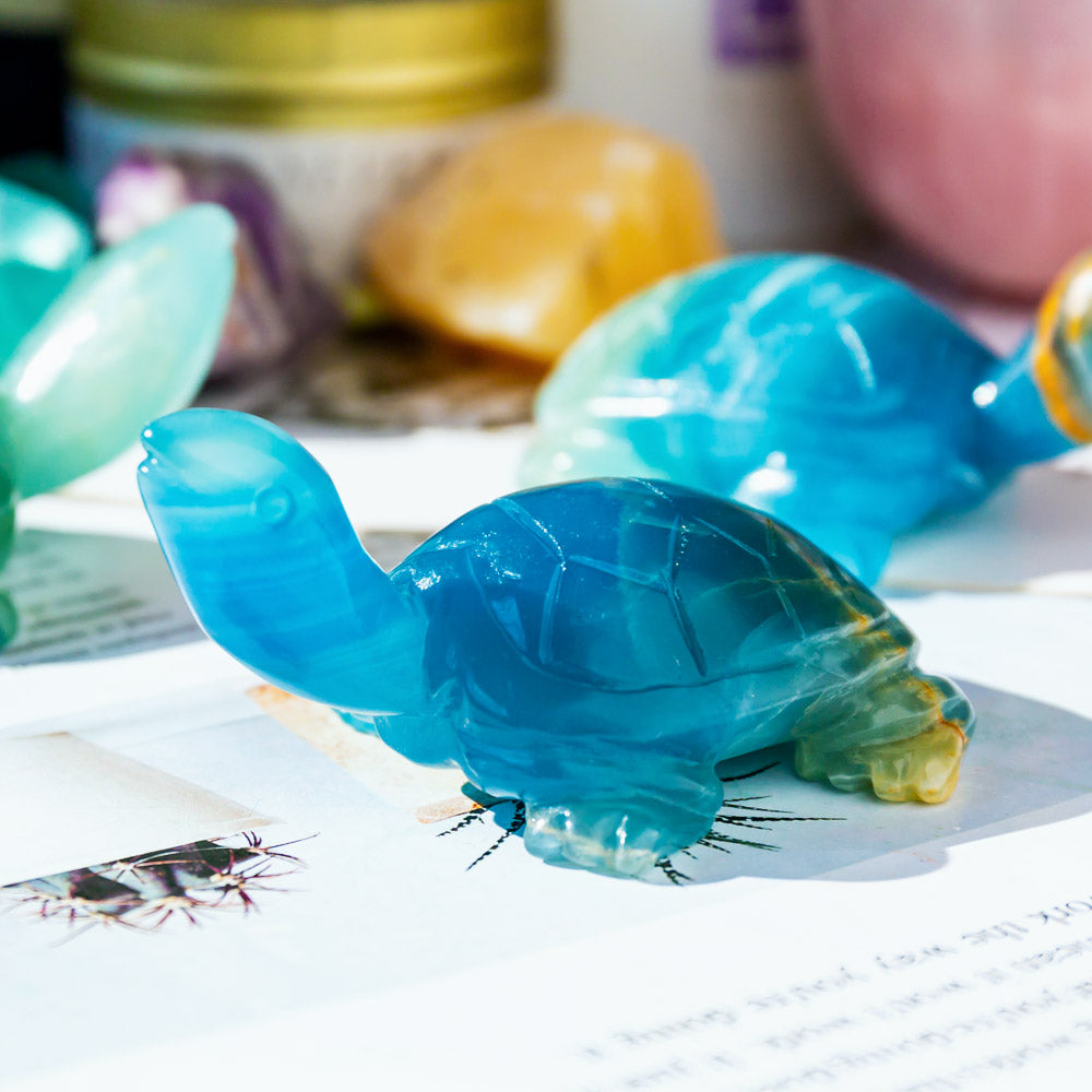 Reikistal Blue Onyx Turtle