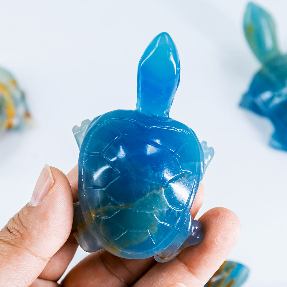 Reikistal Blue Onyx Turtle