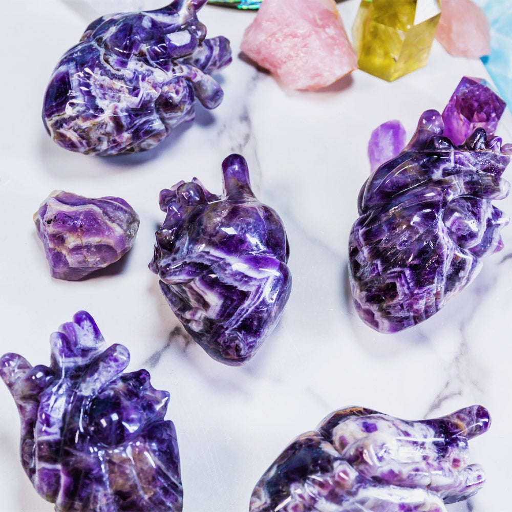 Reikistal Dream Amethyst Human Heart