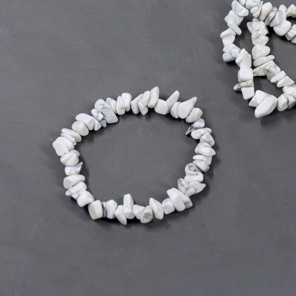 Reikistal 【Chips Bracelet 】Howlite