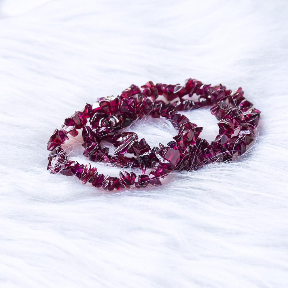 Reikistal 【Chips Bracelet 】Garnet