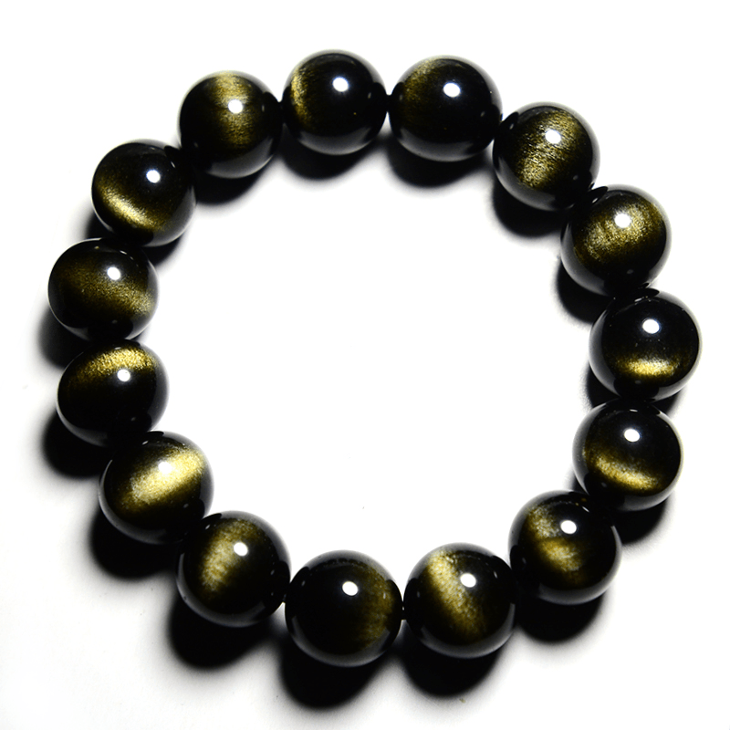 Reikistal Golden Obsidian Bracelet