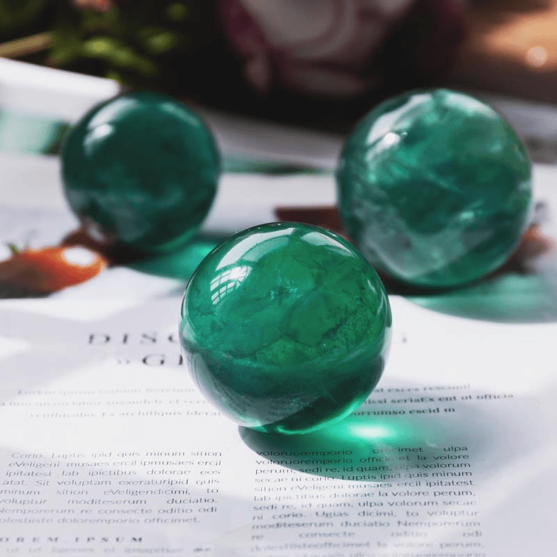 Reikistal Green Fluorite Sphere