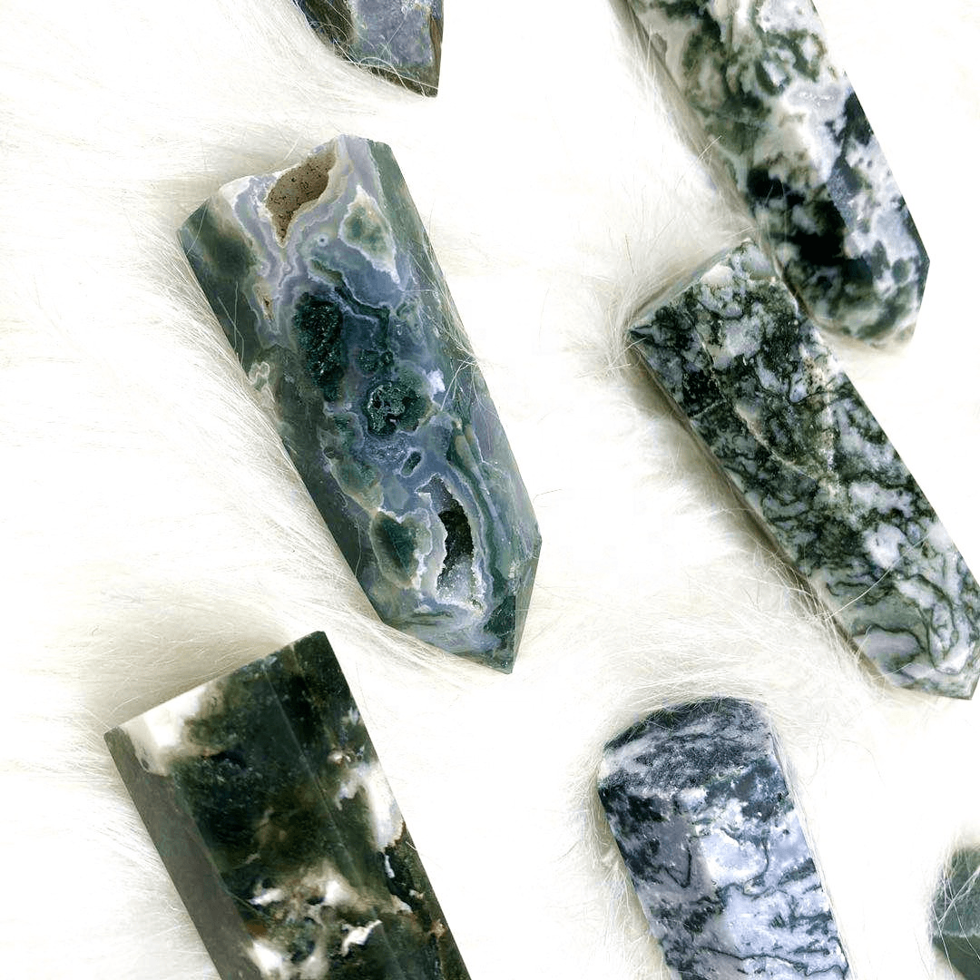 Reikistal Moss Agate Point