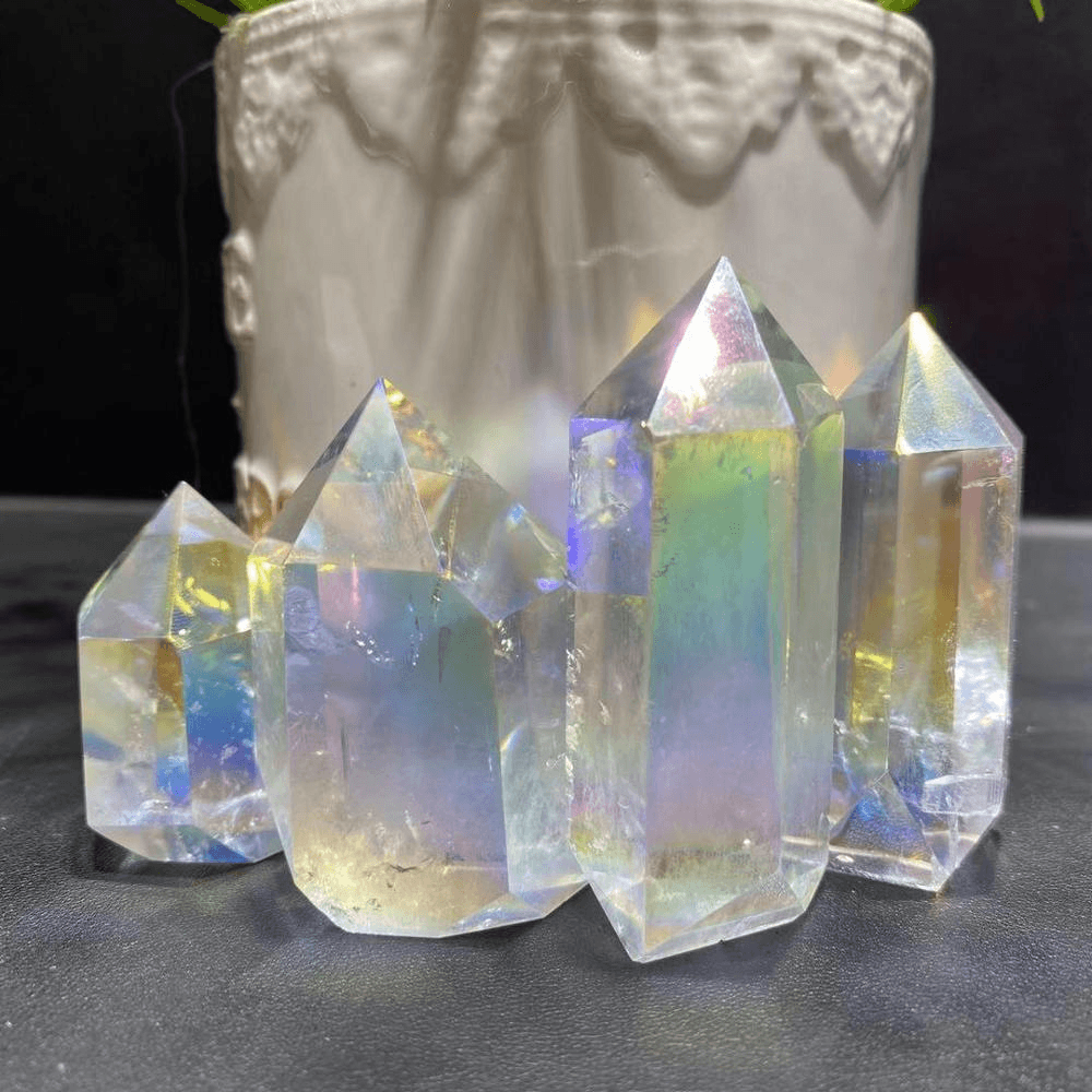 Reikistal Aura Clear Quartz Point