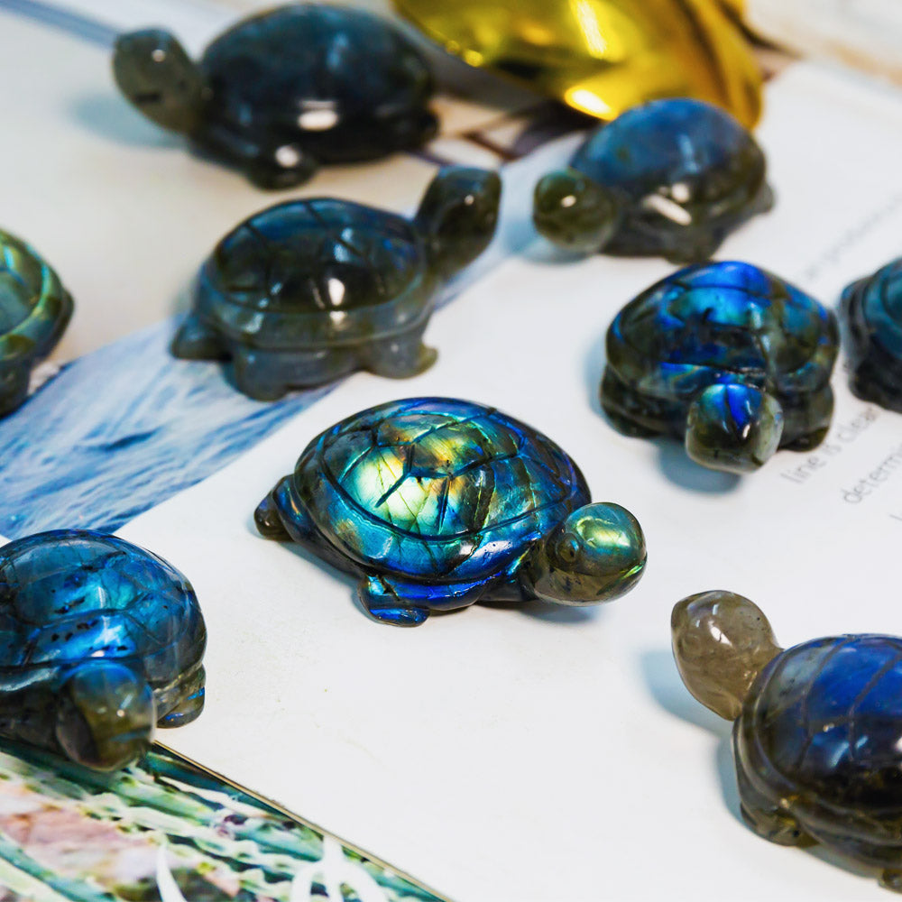 Reikistal Labradorite Turtle