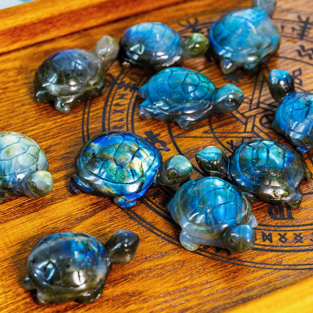 Reikistal Labradorite Turtle