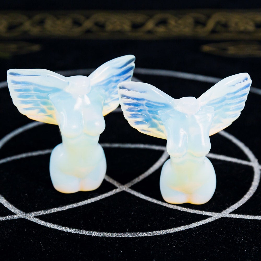 Reikistal Crystal Angel With Wing