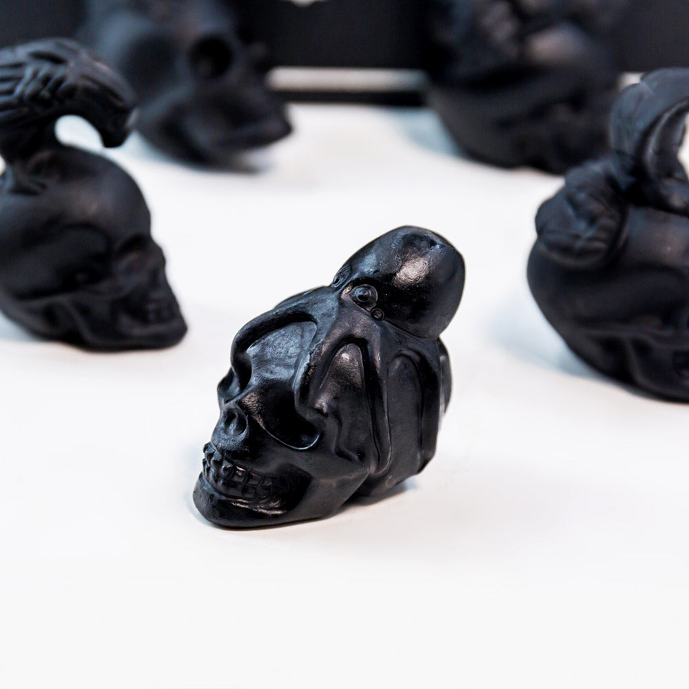 Reikistal Obsidian Skull Gift Box