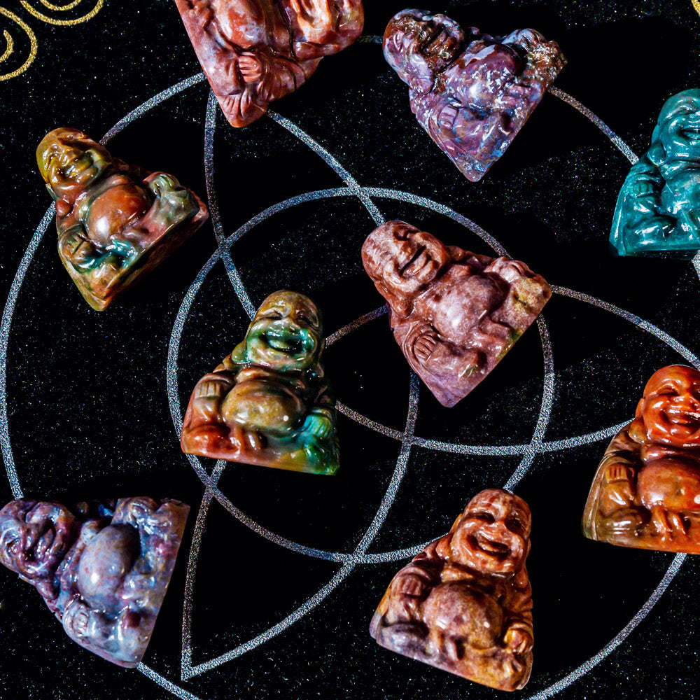Reikistal Ocean Jasper Buddha