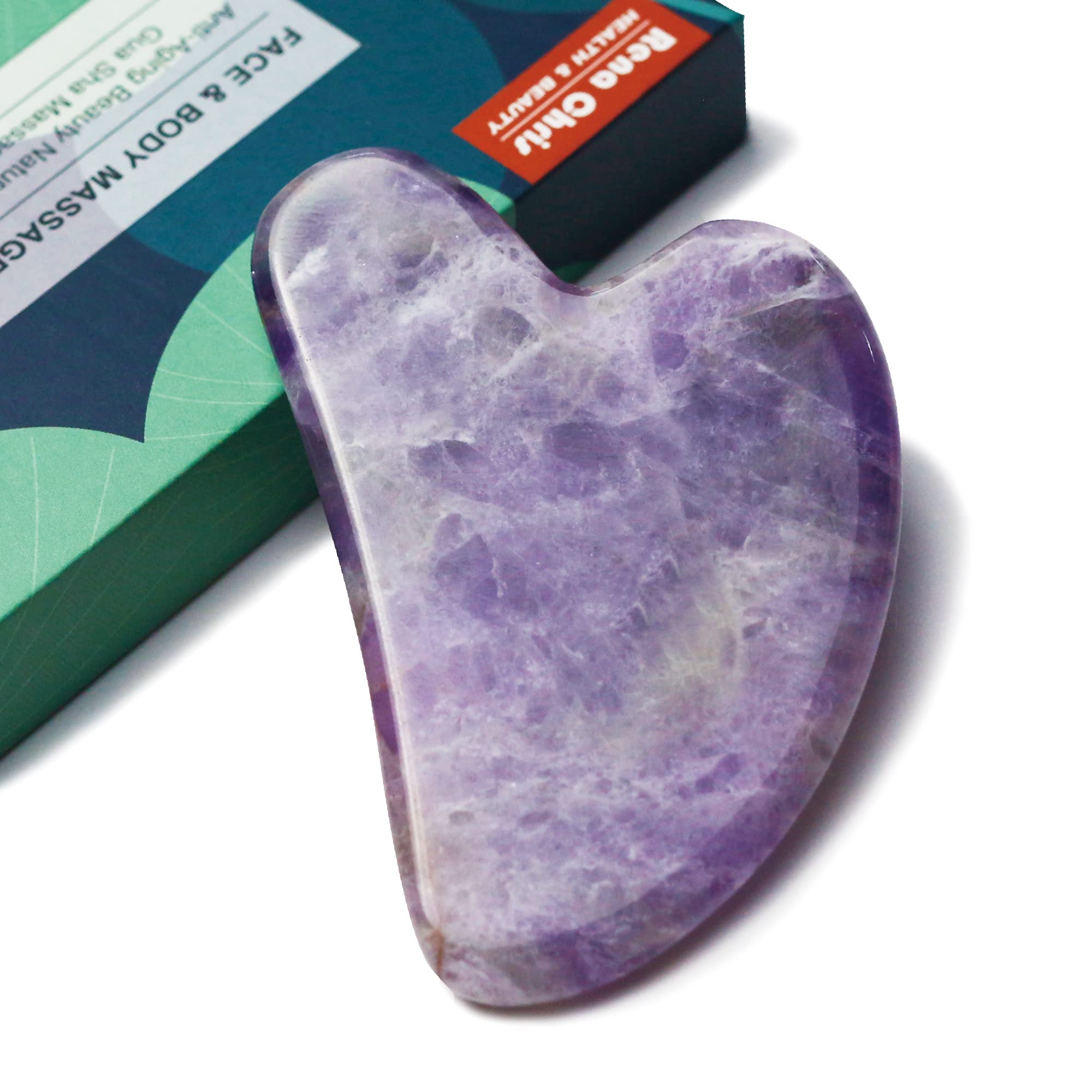 Reikistal Amethyst-Gua Sha Face Massager