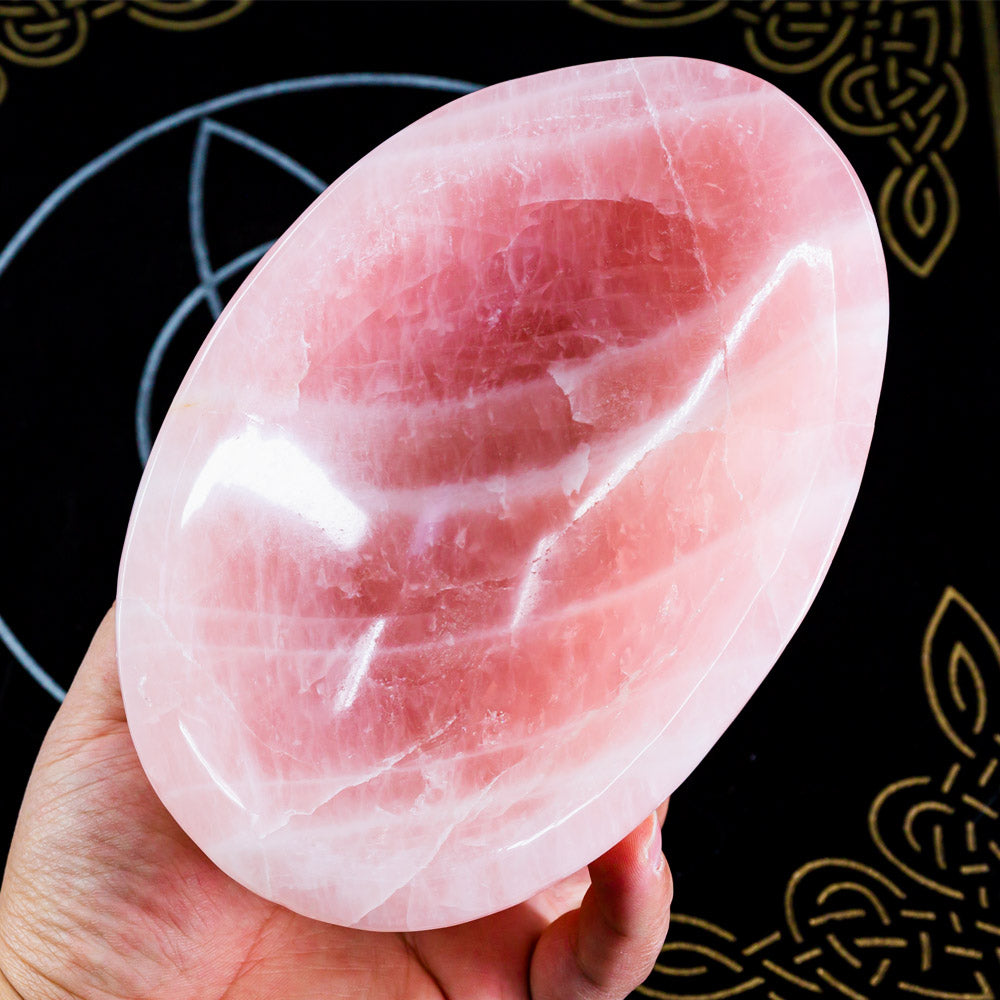 Reikistal Rose Quartz Plate