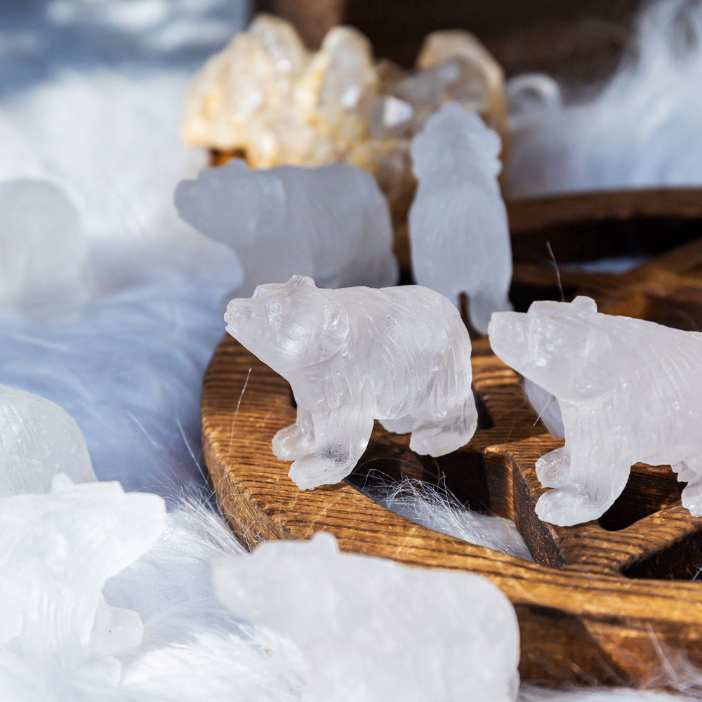 Reikistal Clear Quartz Bear