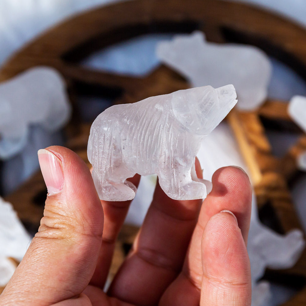 Reikistal Clear Quartz Bear