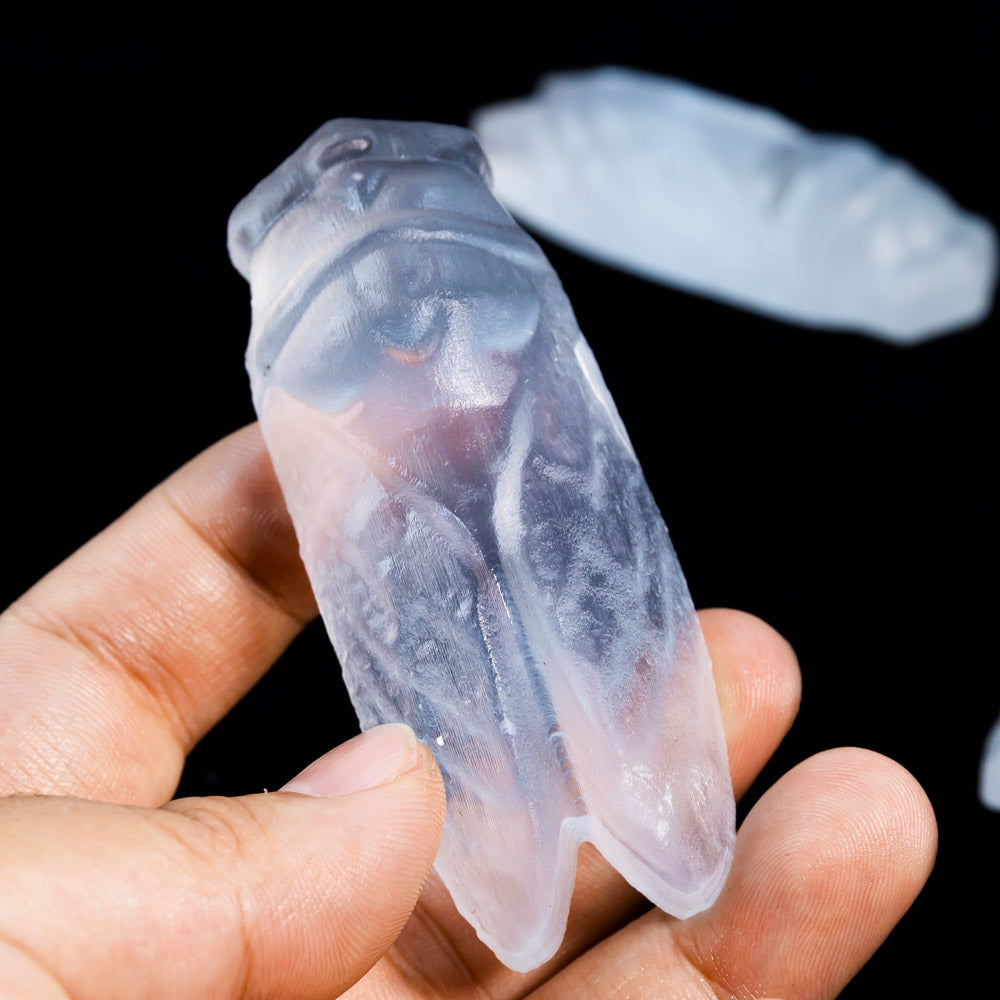 Reikistal Selenite Cicada