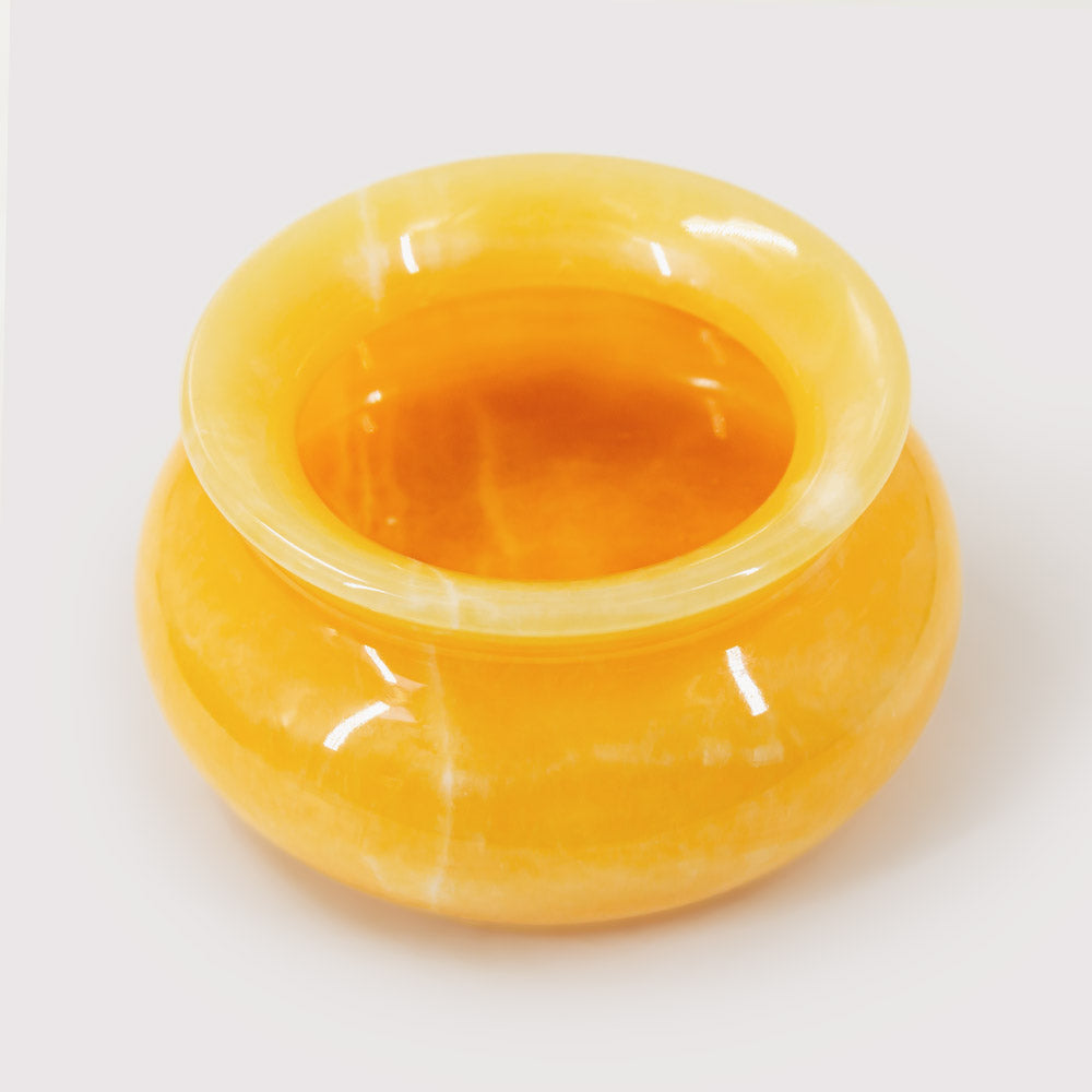 Reikistal Orange Calcite Censer/Bowl