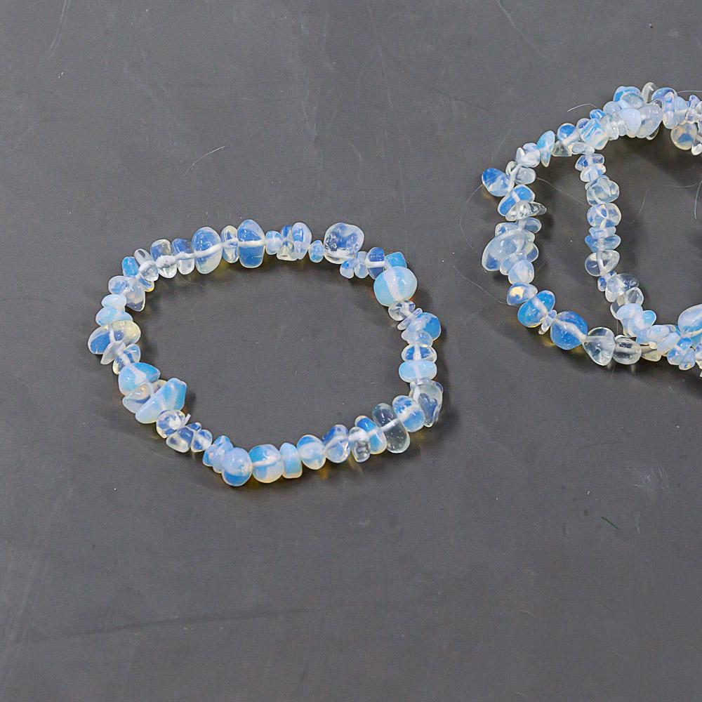 Reikistal【Chips Bracelet 】Opalite