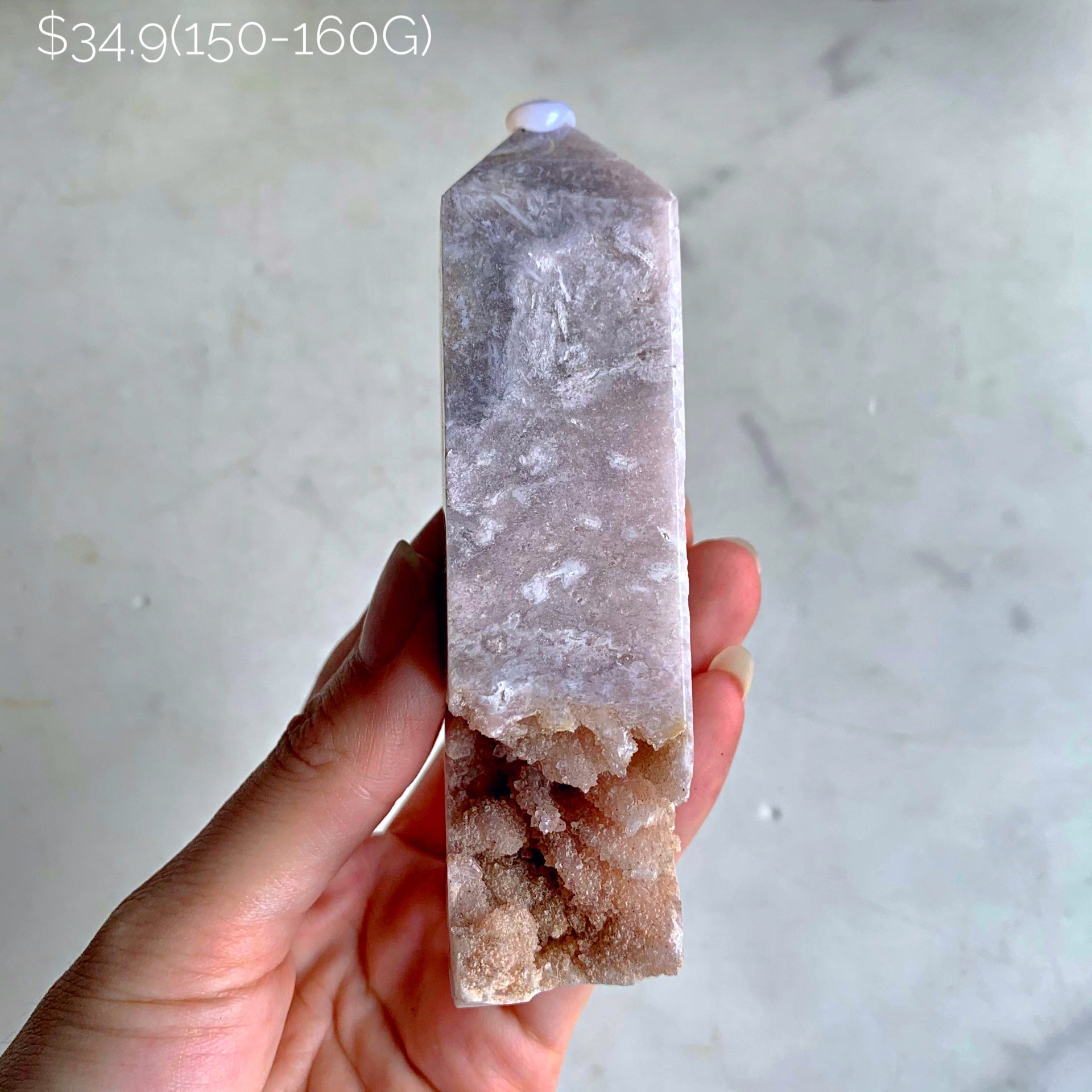 【Weekly Flash Deals】Amethyst Flower Agate Druzy Tower