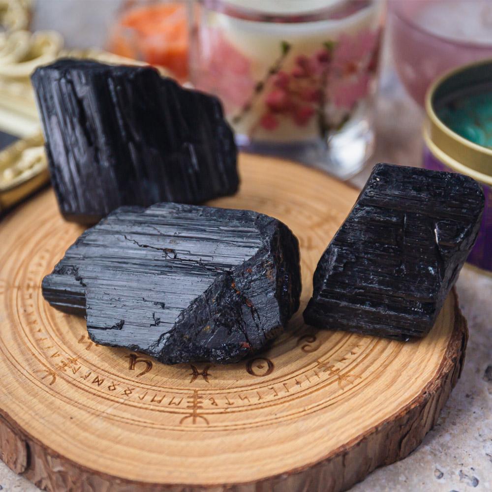 Reikistal Black Tourmaline Specimens