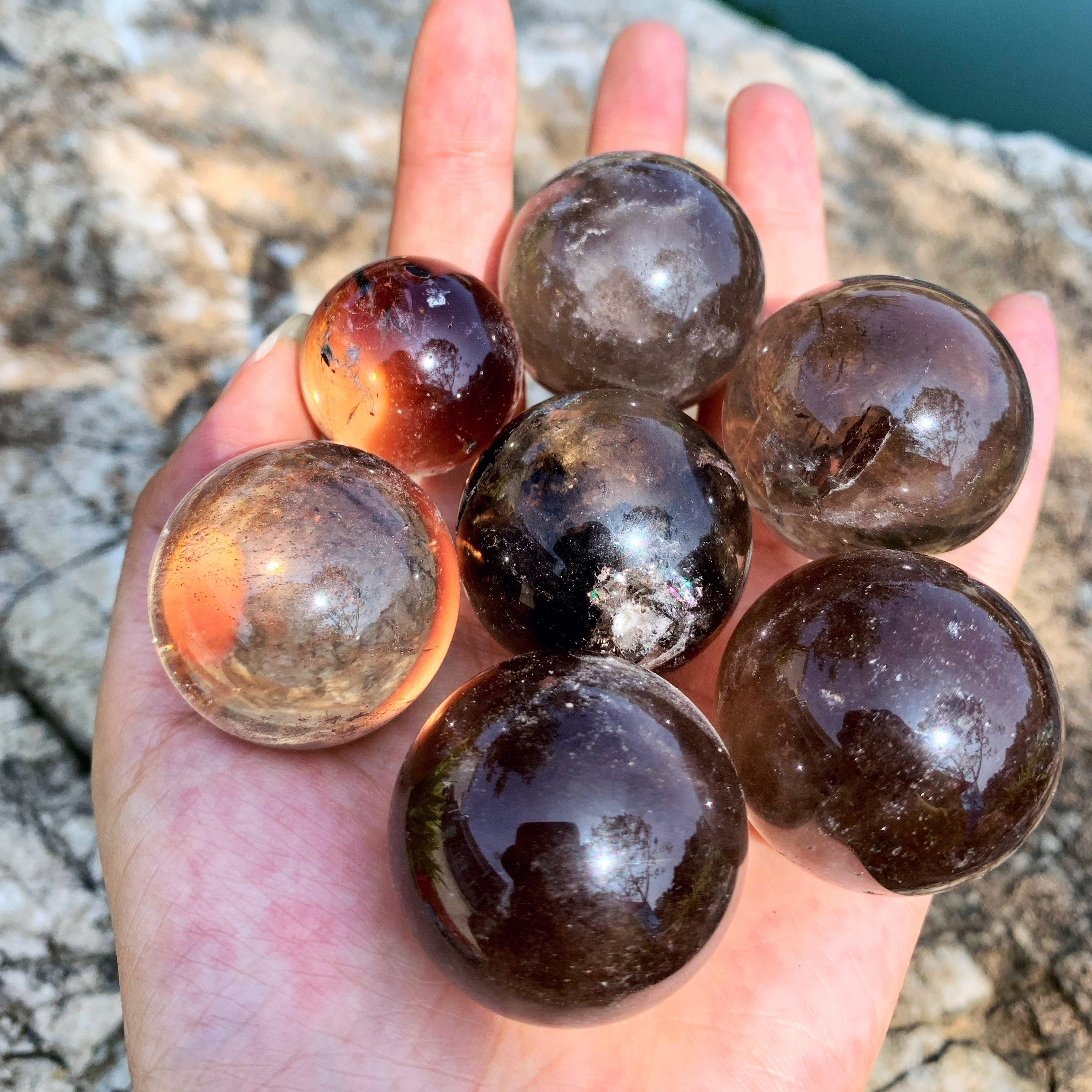 Reikistal Smoky Quartz Ball