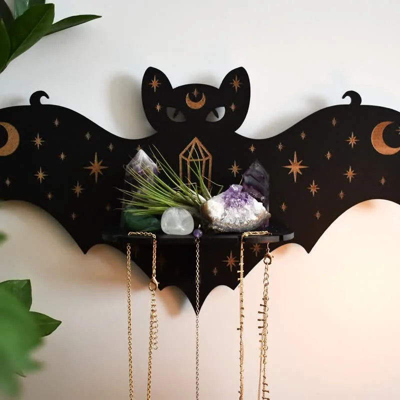 Reikistal Celestial Bat Altar Crystal Shelf