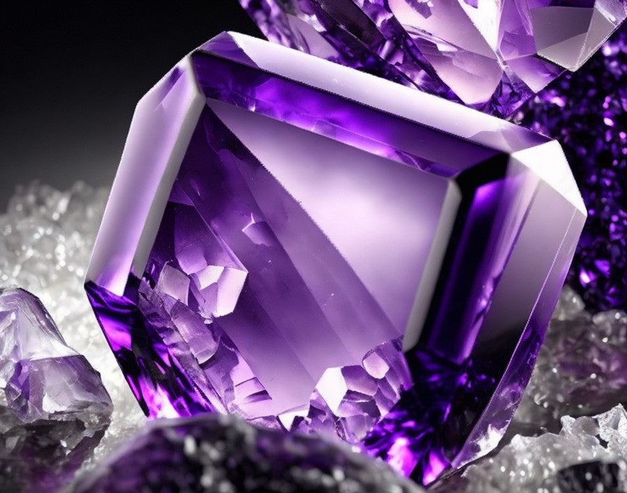 Amethyst, the symbol of the god of loyalty and wisdom