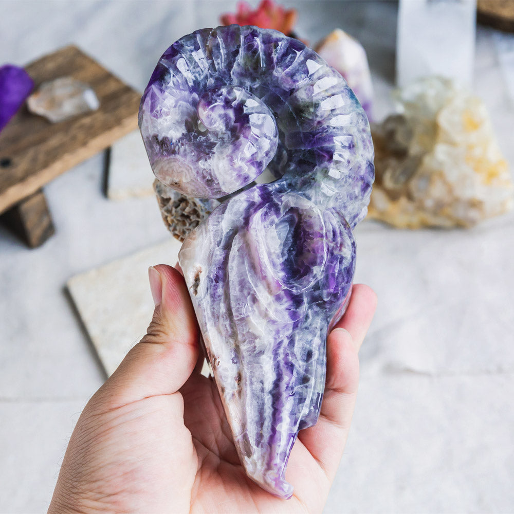 Reikistal Dream Amethyst Sheep Head