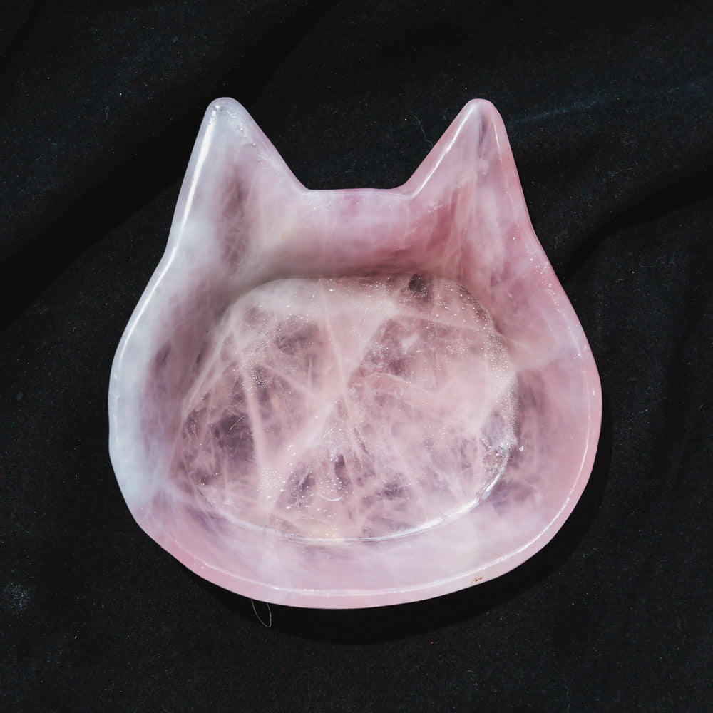 Reikicrystal Rose Quartz Bowl — Love And Healing