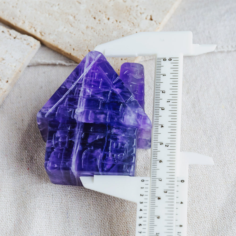 Reikistal Purple Fluorite House