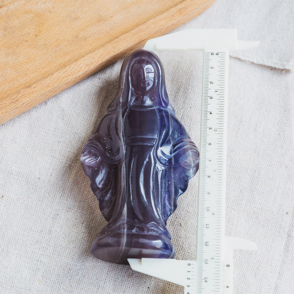 Reikistal Fluorite Virgin Mary