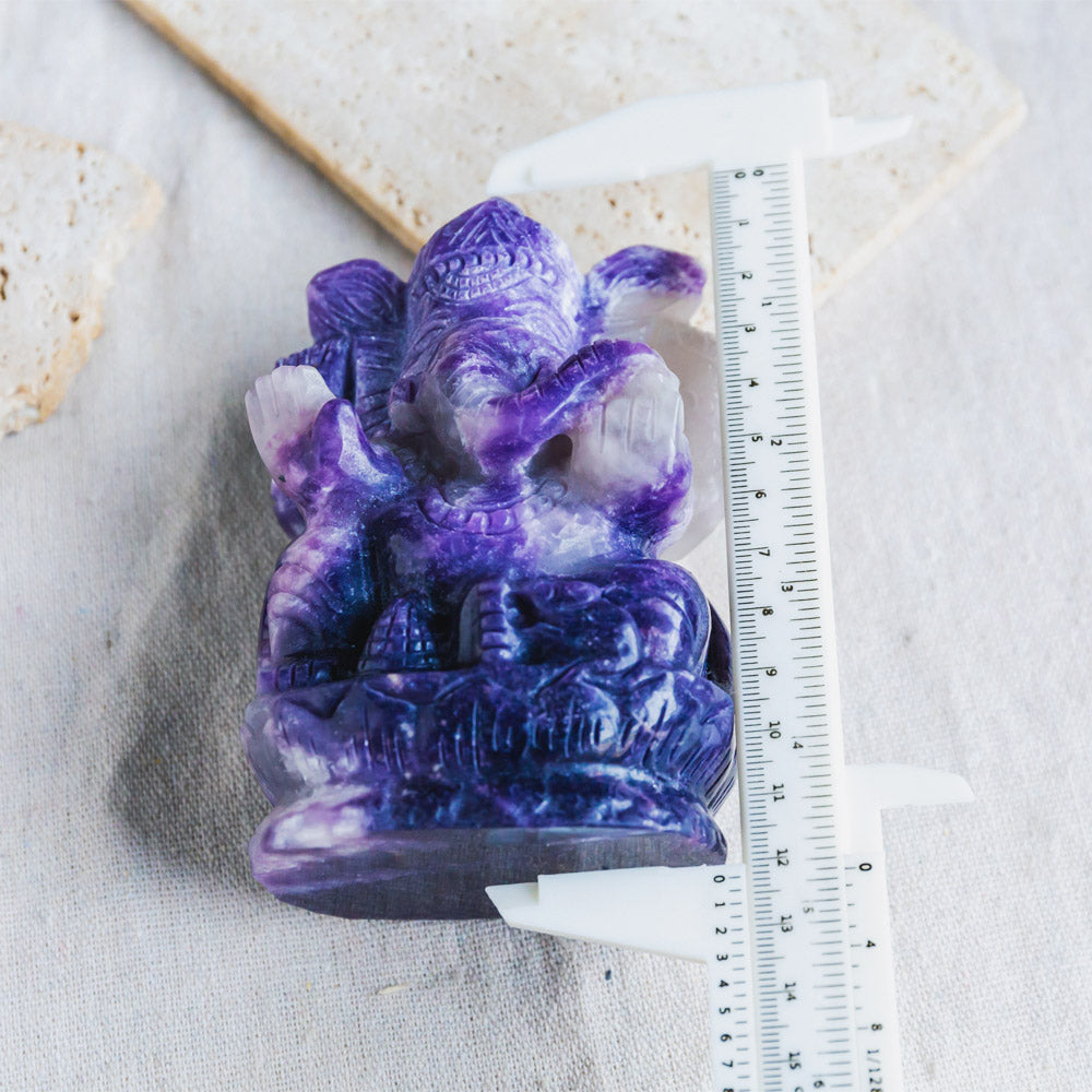 Reikistal Lepidolite Ganesha