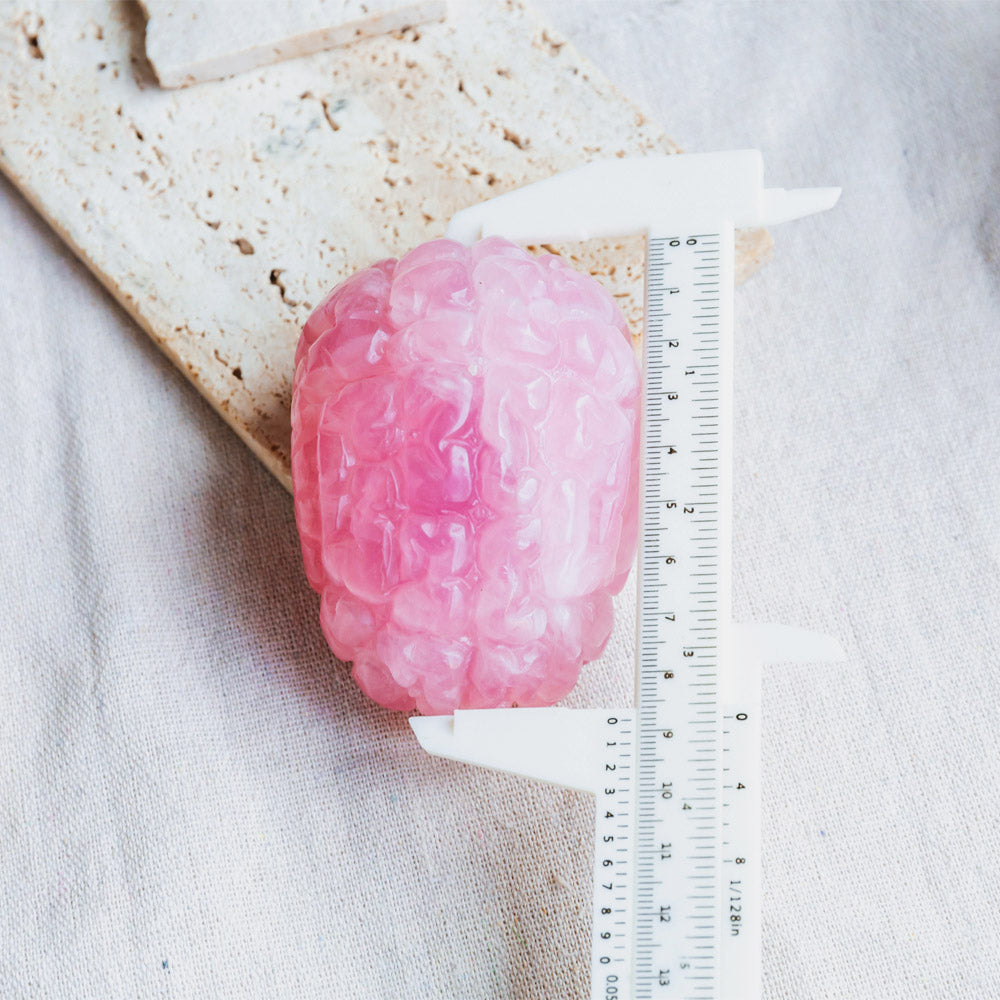 Reikistal Rose Quartz Brain