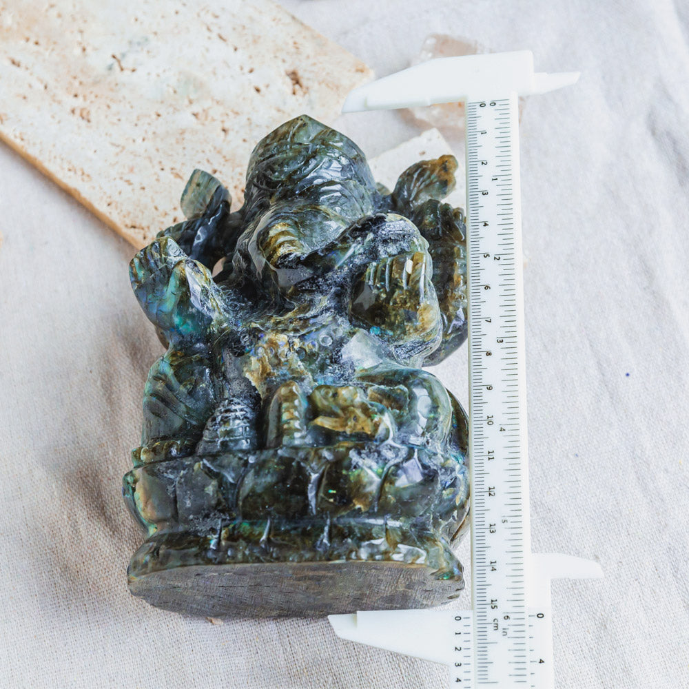 Reikistal Labradorite Ganesha