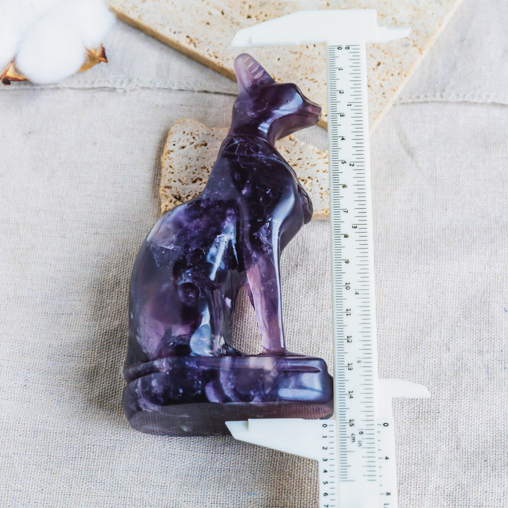 Reikistal Fluorite Egypt Cat