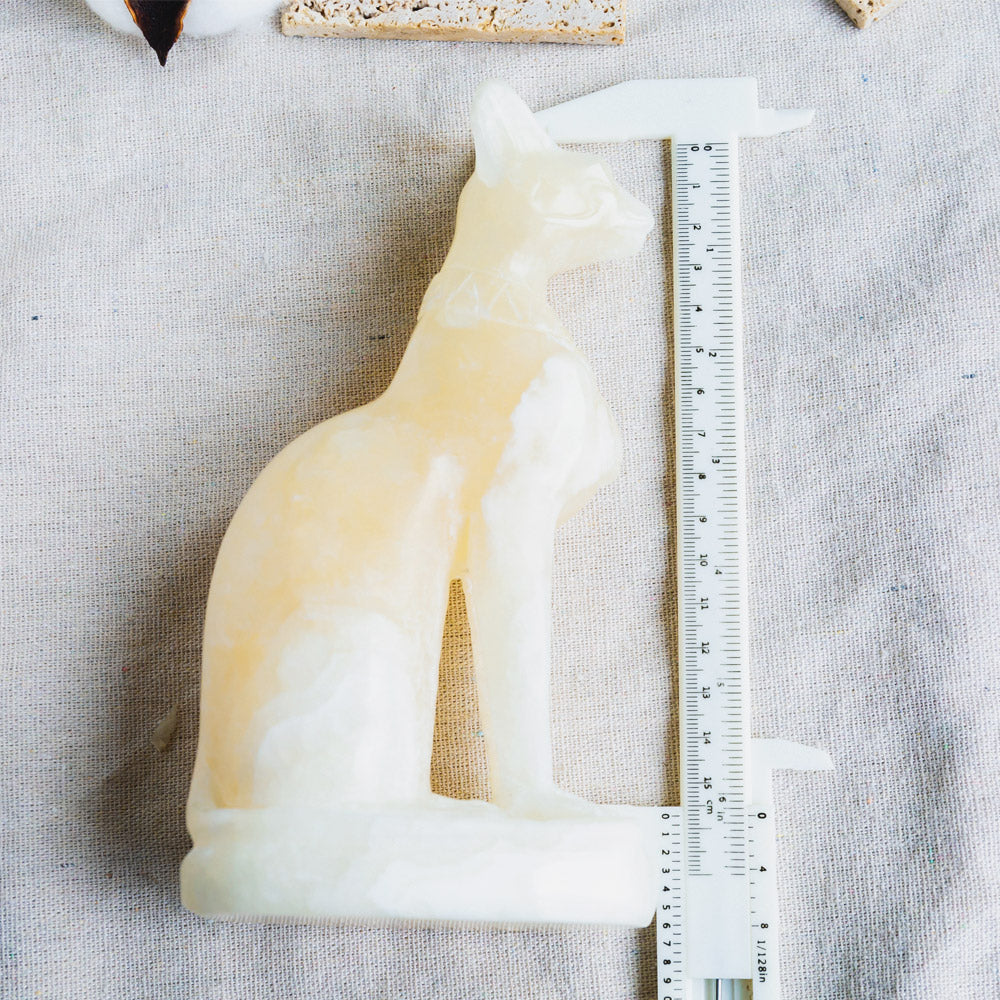 Reikistal Orange Calcite Egypt Cat