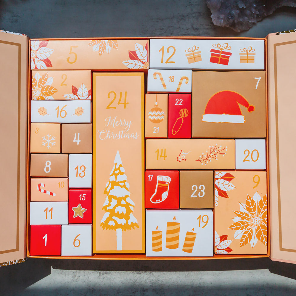 【Christmas】 Countdown Natural Crystal Gift Box