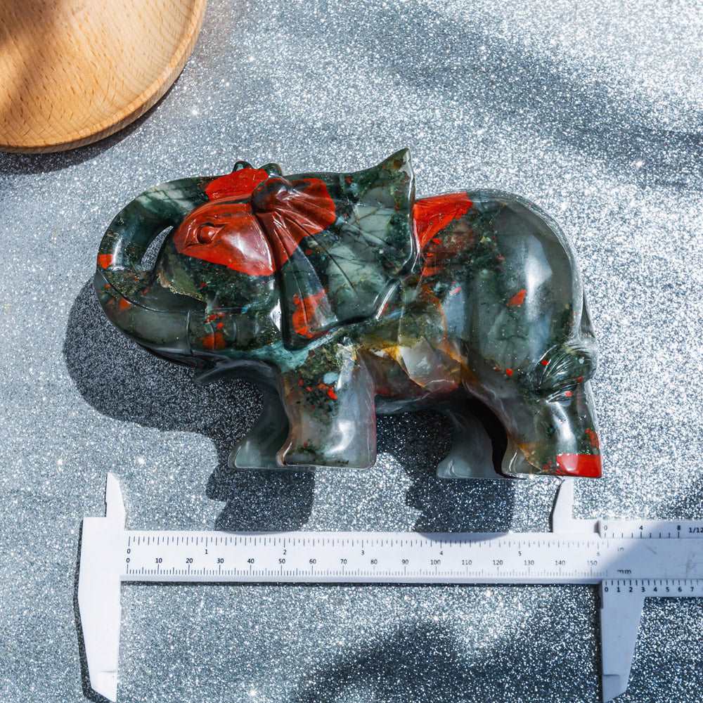 Reikistal Africa Blood Stone Elephant