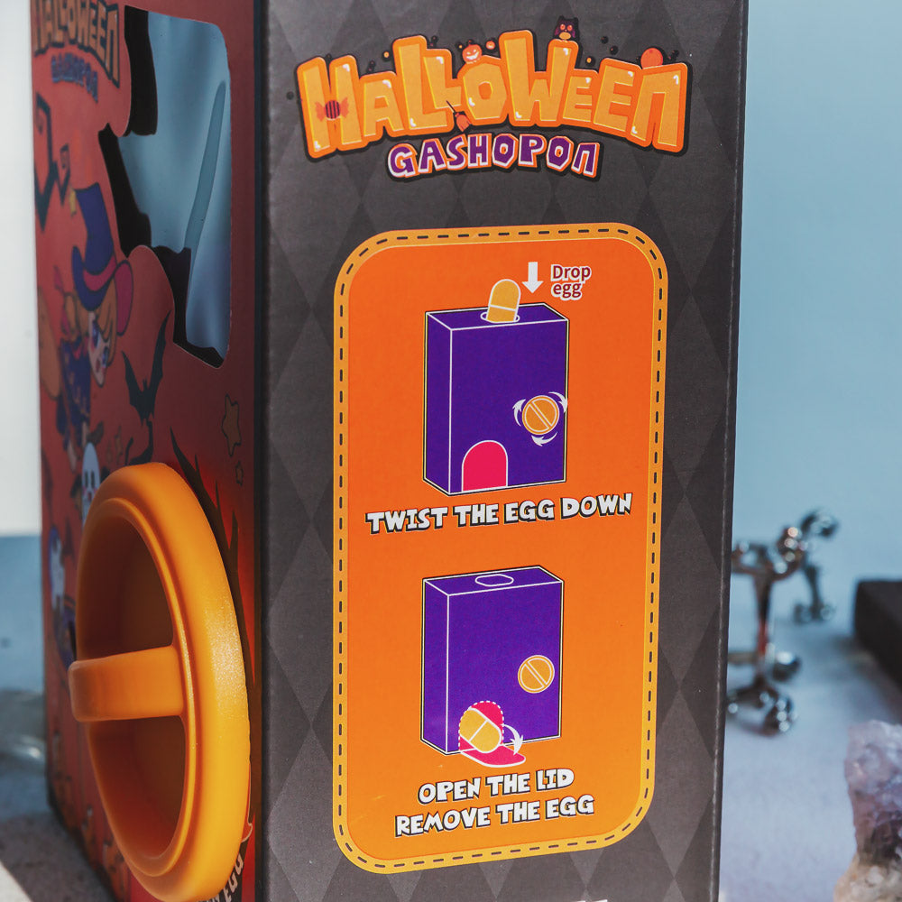 Reikicrystal Halloween-Themed Crystal Carvings | Surprise Gacha Machine