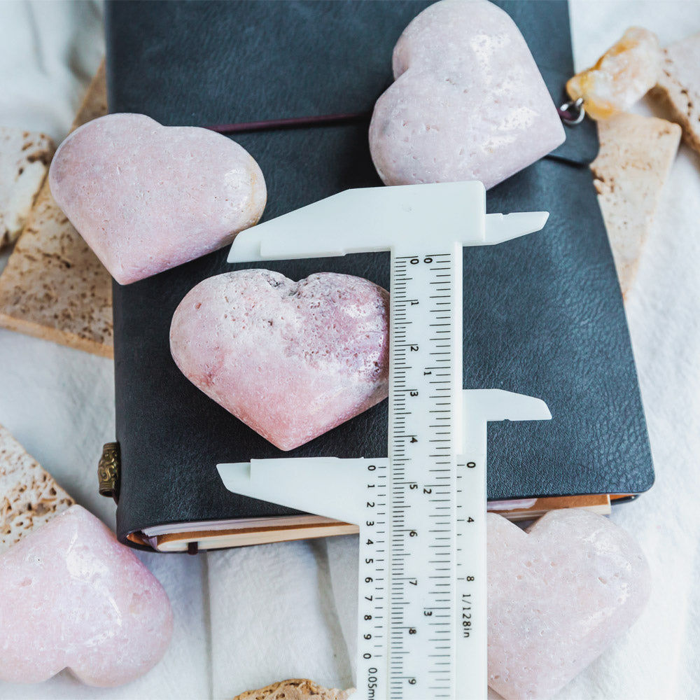 Reikistal Pink Amethyst Heart