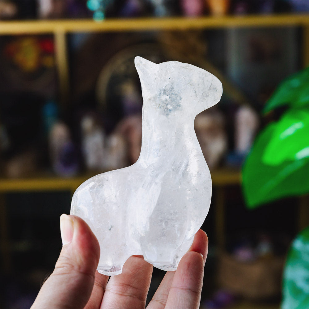 Reikistal Clear Quartz Llama