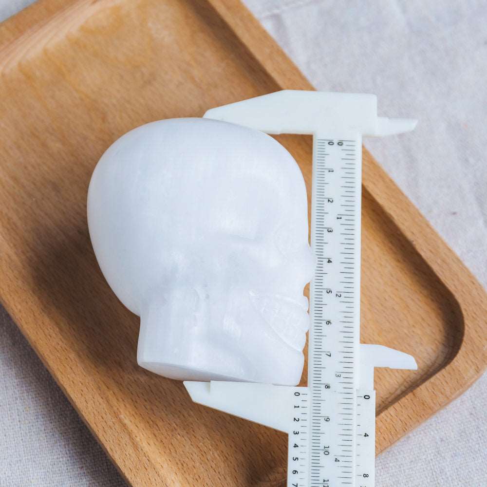 Reikistal 3'' Selenite Skull