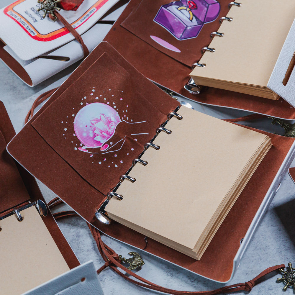 Reikistal Crystal Raw Stone Notebook