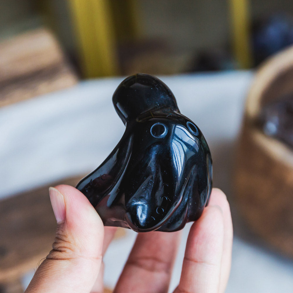 Reikistal Black Obsidian Octopus