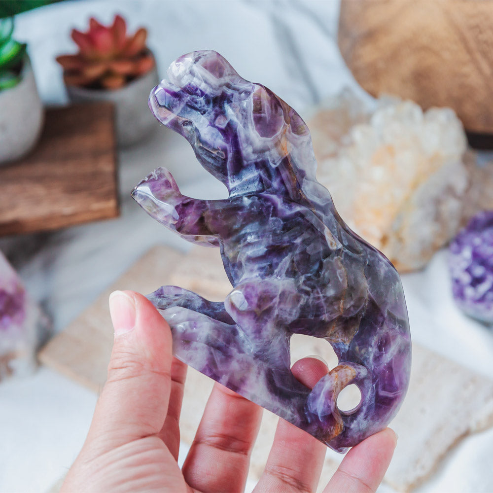 Reikistal Dream Amethyst Tyrannosaurus