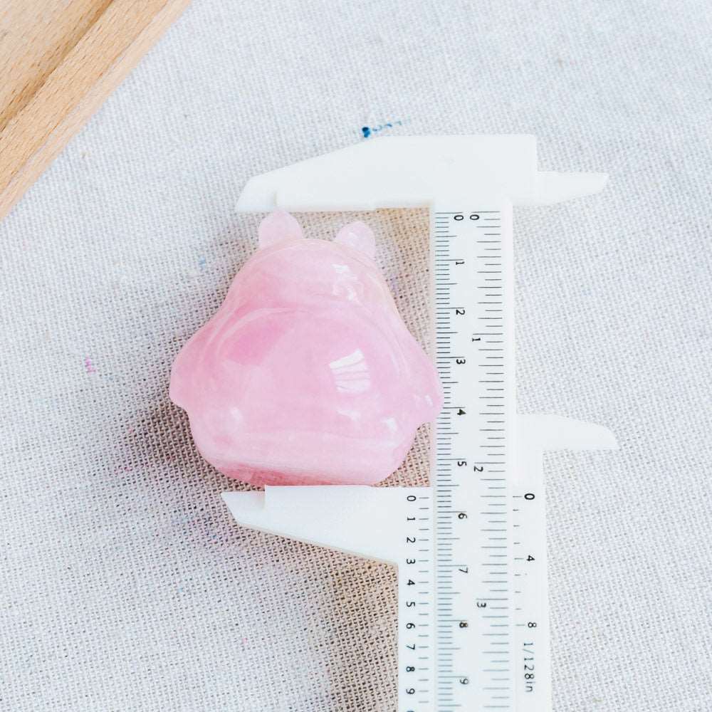 Reikistal 2.5'' Rose Quartz Totoro